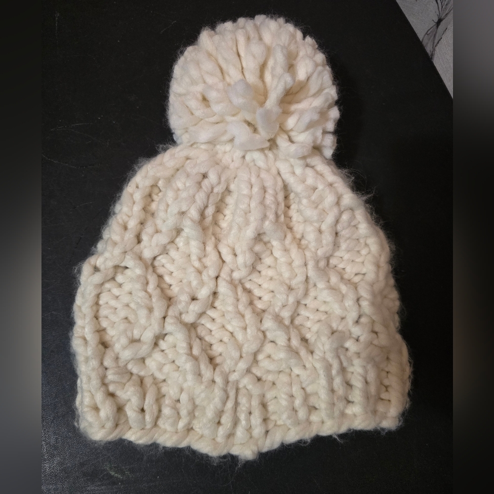 Chunky Knit Pom Pom Beanie By JustFab